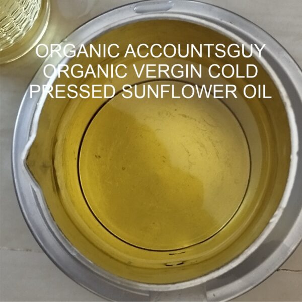 Organic Vergin Cold Pressed Sunflower Oil